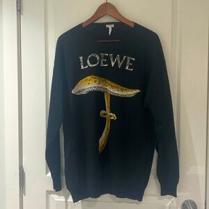 Loewe black wool sweater size S